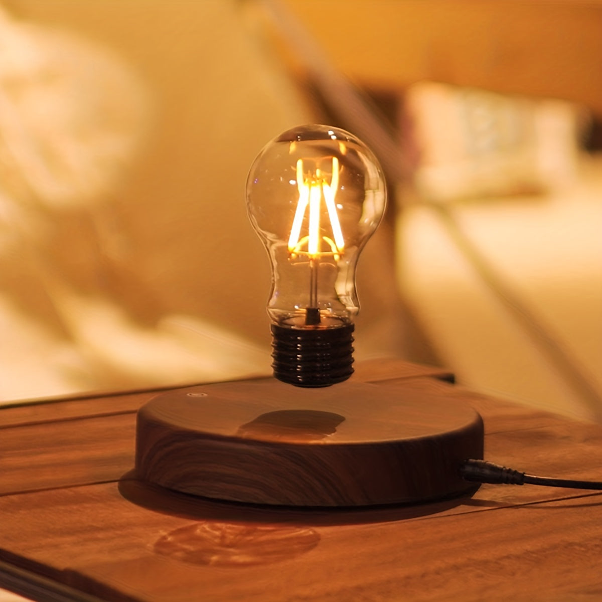 Lampe Ampoule Flottante Magnétique