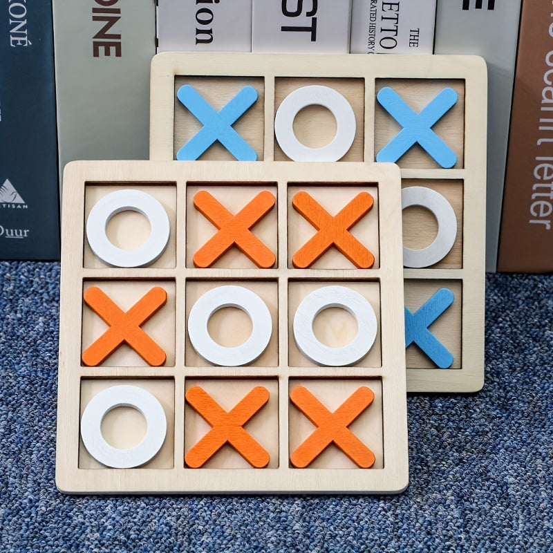 Jeu de morpion en bois (XOXO)