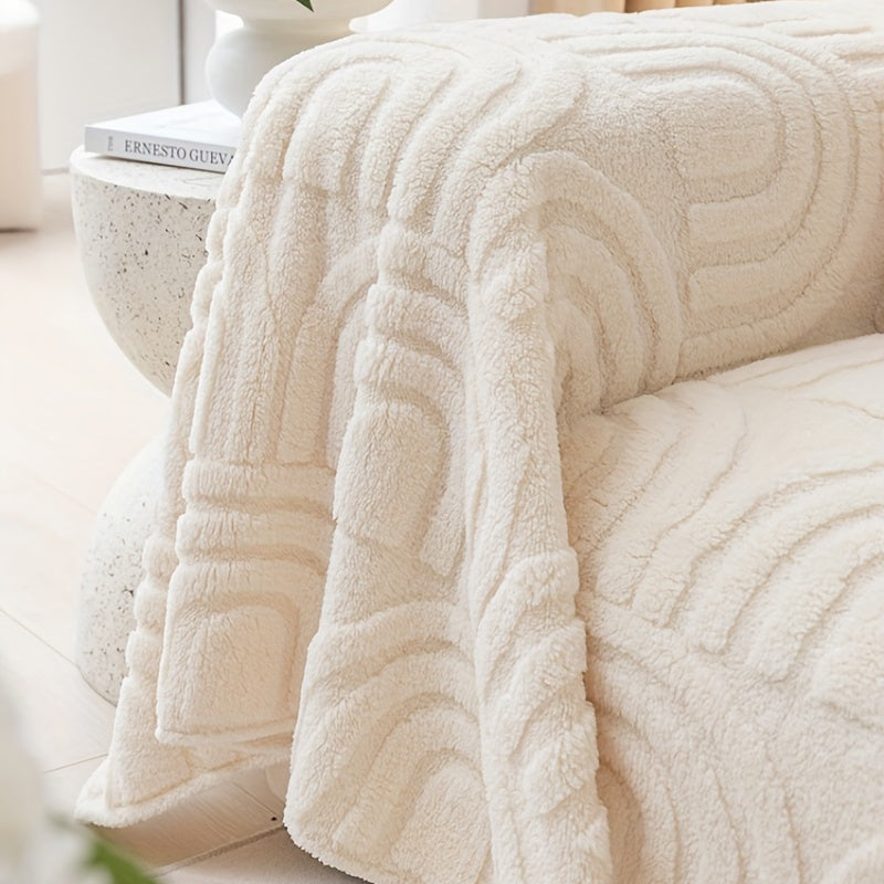 Housse de canapé jacquard