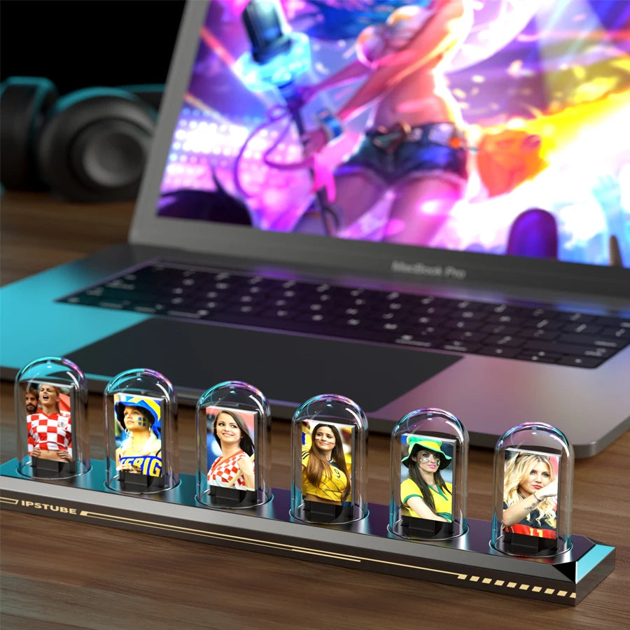 Horloge Nixie RGB à Tubes avec Écran IPS Couleur