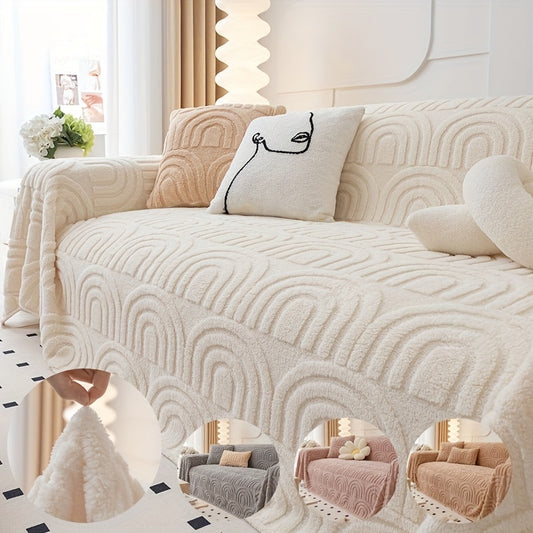 Housse de canapé jacquard