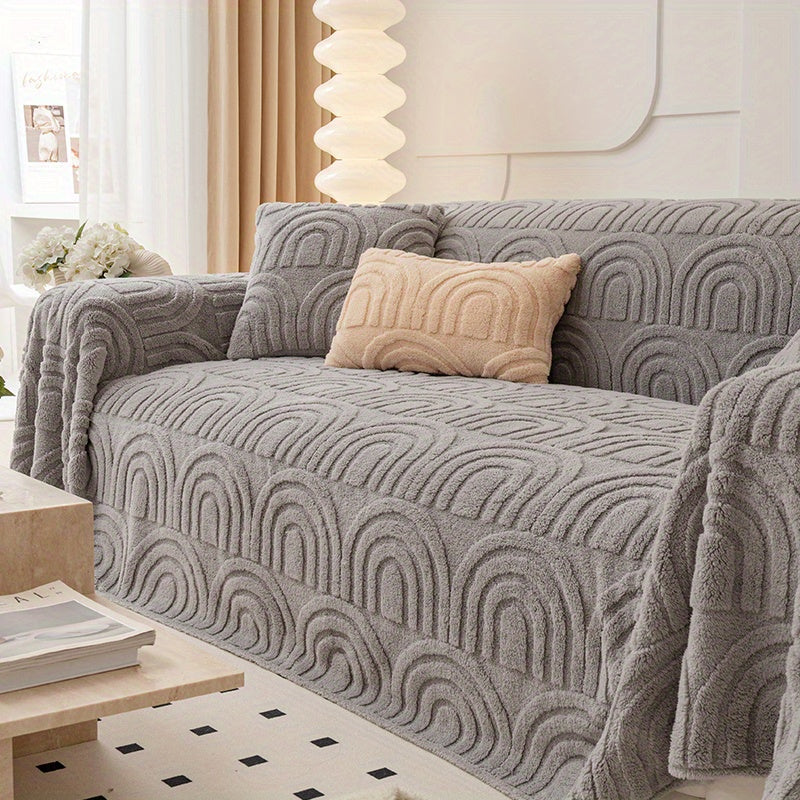 Housse de canapé jacquard
