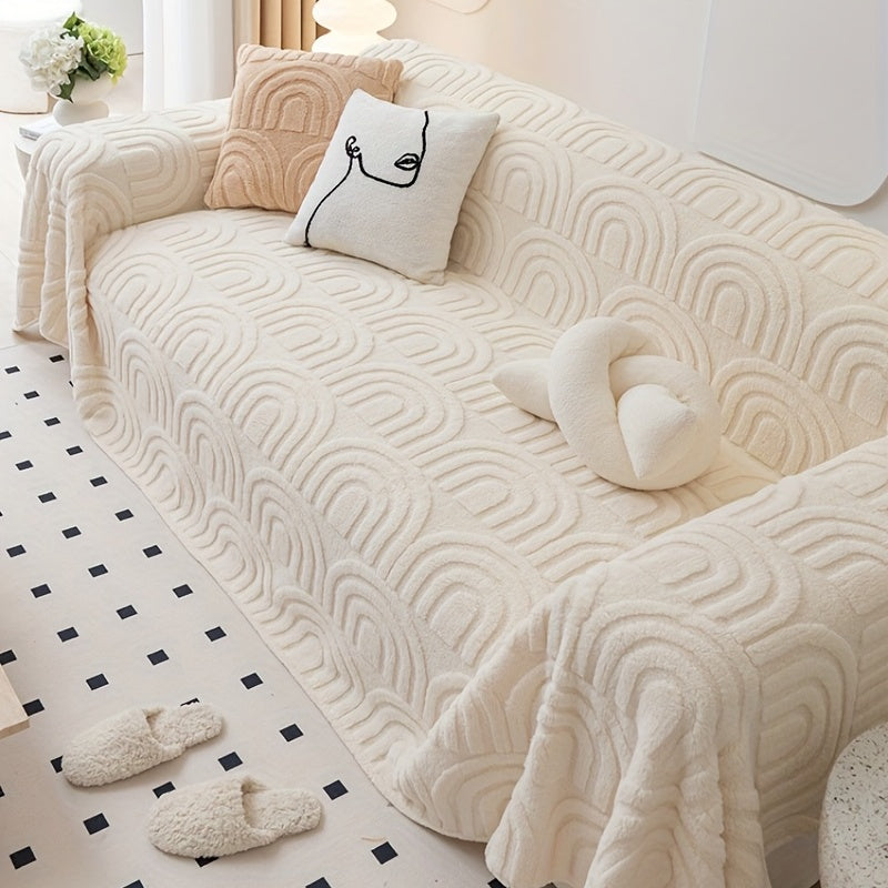Housse de canapé jacquard